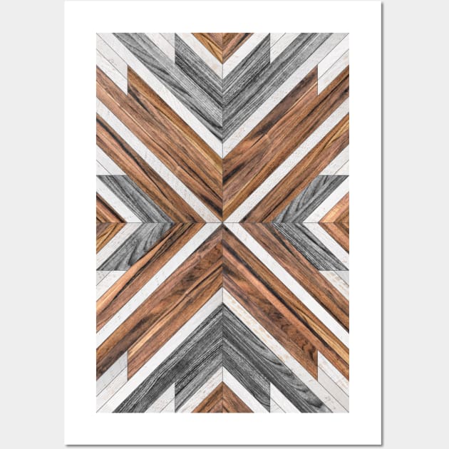 Urban Tribal Pattern No.4 - Wood Wall Art by ZoltanRatko